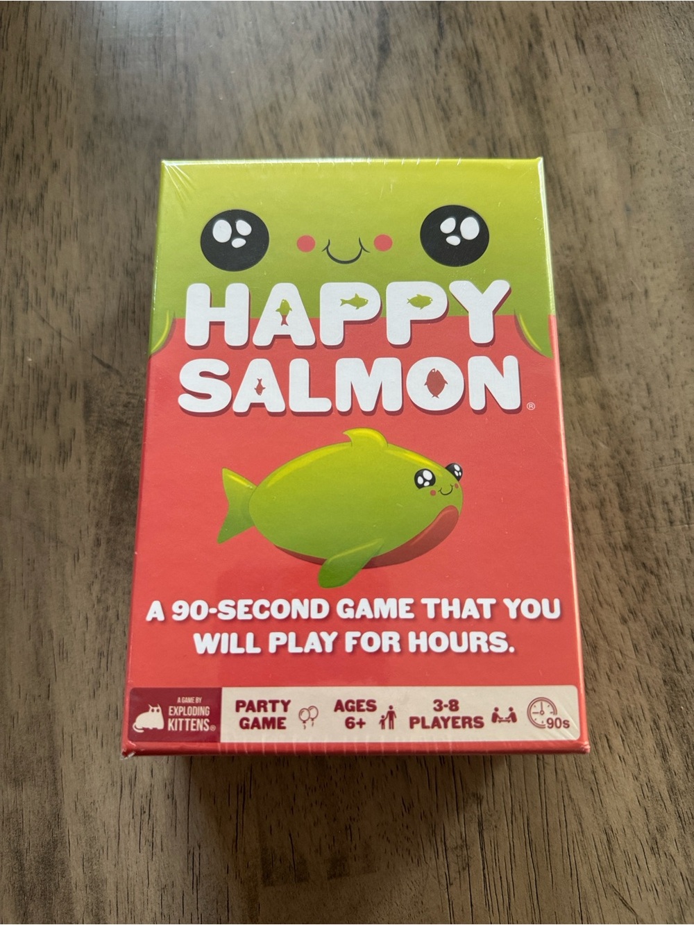 Happy Salmon Card Game - Green and Red Party Game